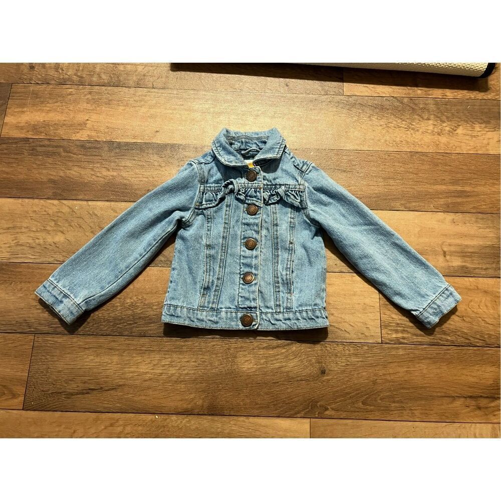 C & C California Toddler Jean Jacket Snap Buttons Kids Size 2T